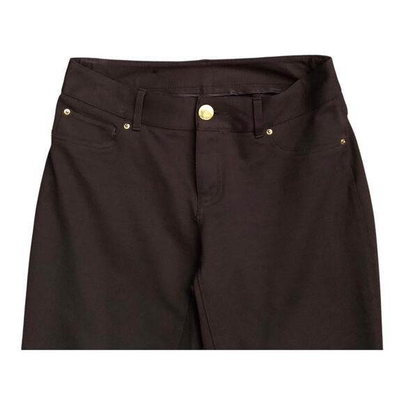 INC Womens Size 2 Brown Rayon Blend Stretch Slim Low Rise Pants 29" Inseam - Picture 4 of 5